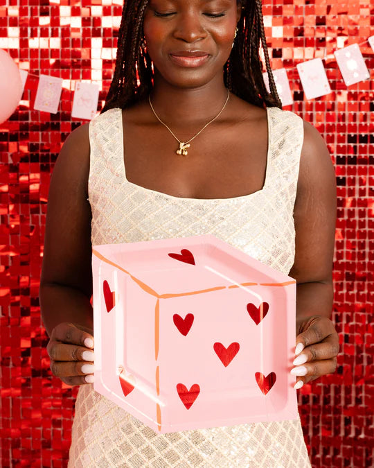 Heart Dice Shaped Plate