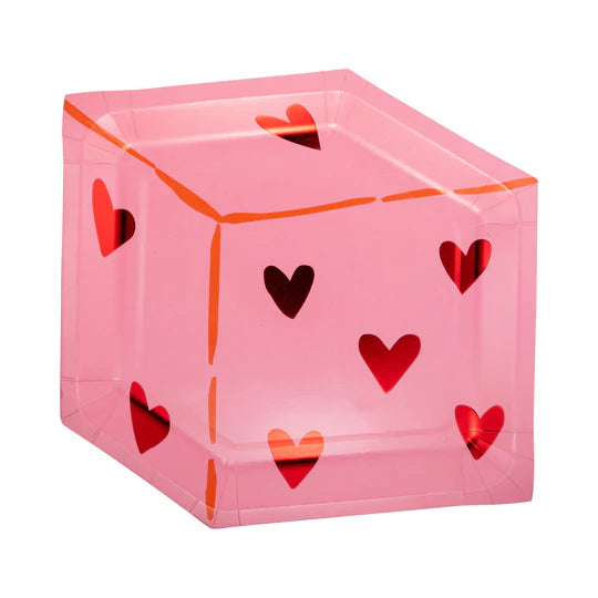 Heart Dice Shaped Plate