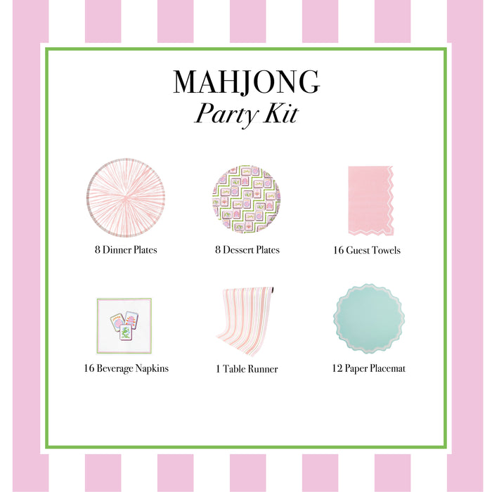 Mahjong Game Night Party Kit