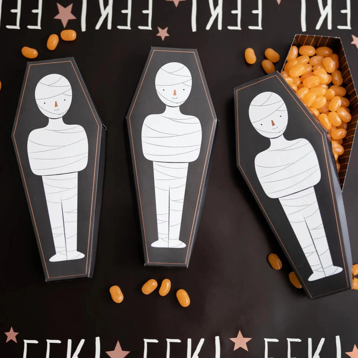 Frank and Mummy Coffin Treat Boxes