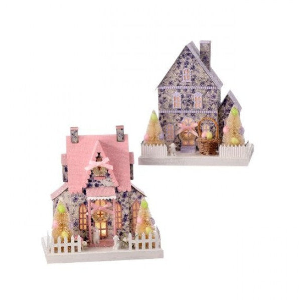 Lighted Spring Manor Houses
