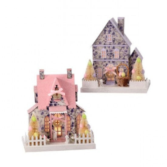 Lighted Spring Manor Houses