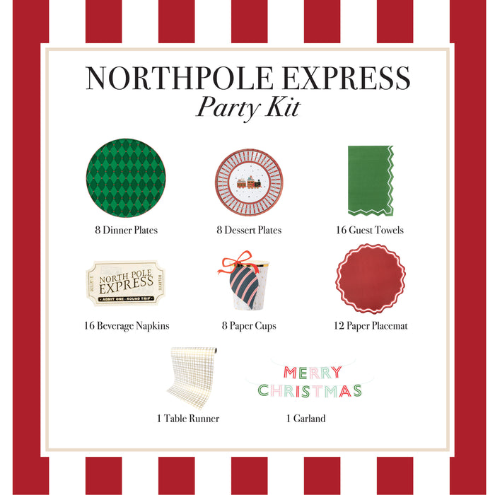 North Pole Express Party Kit
