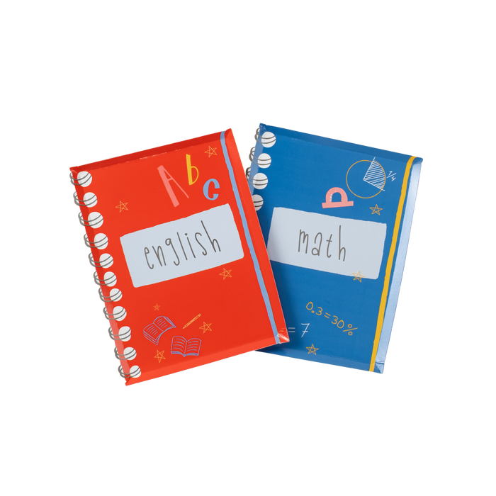 School Days Notebook Dessert Plates