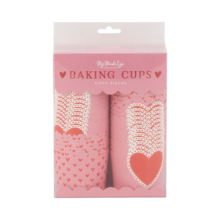 Heart Dolly Baking Cups