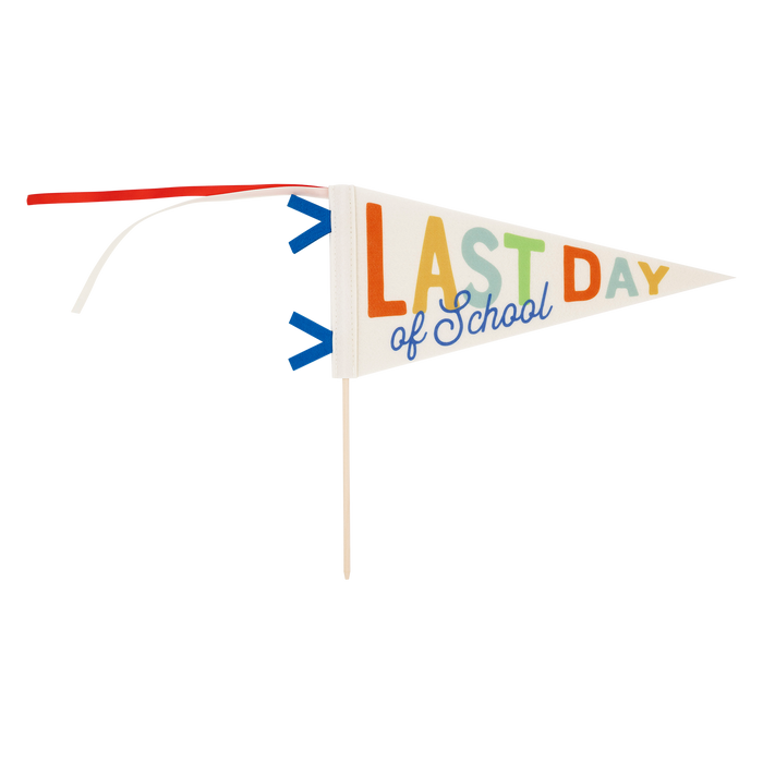 Last Day of School Primary Felt Pennant Banner