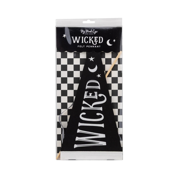 Wicked Felt Pennant