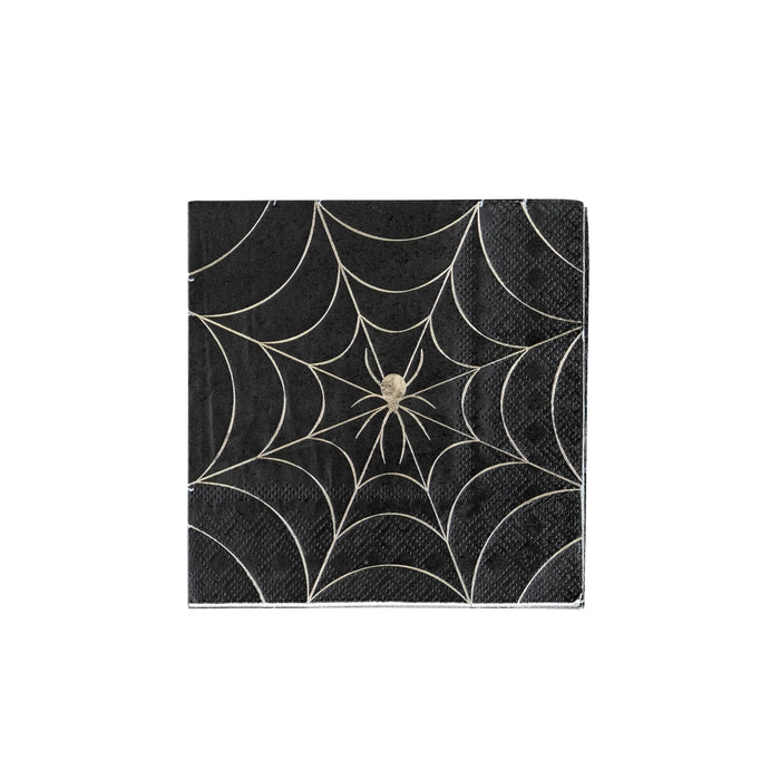 Holographic Spider Web Cocktail Paper Napkin