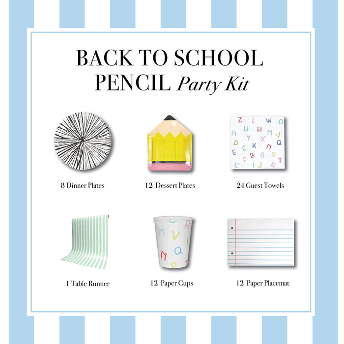 Back to School Pencil Party Kit