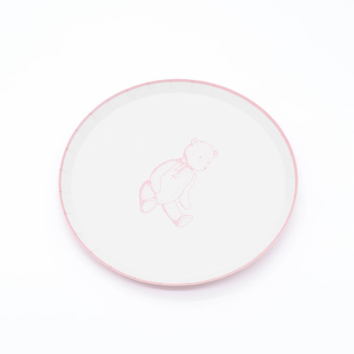 Pink Precious Baby Bear Dessert Plates