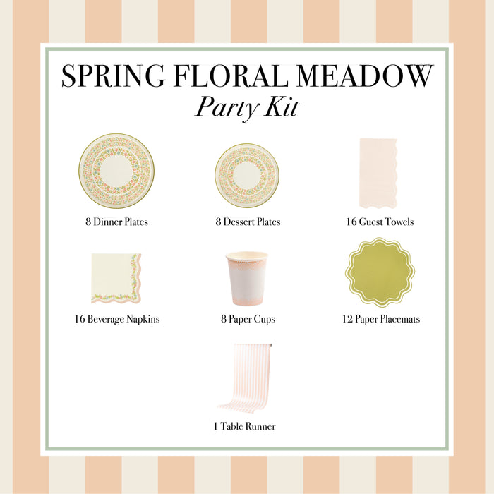 Spring Floral Meadow Party Kit