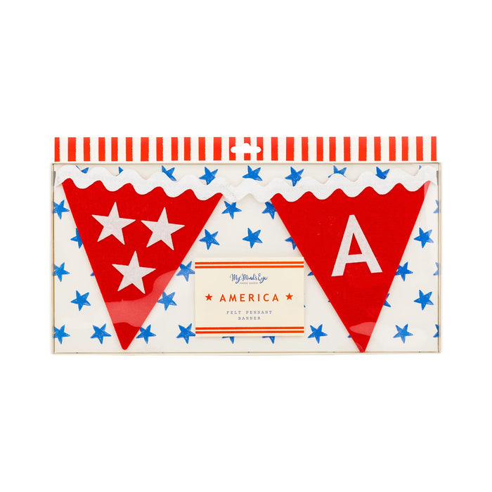 America Felt Pennant Banner