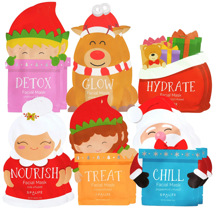 Holiday Santa's Squad Facial Masks
