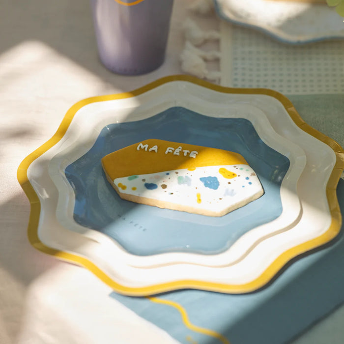 Mustard Signature Scallop Dinner Plates