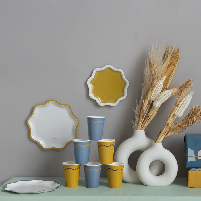 Mustard Signature Scallop Dinner Plates