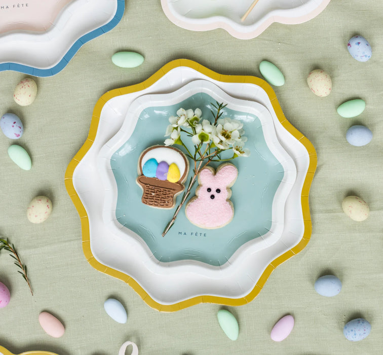 Mustard Signature Scallop Dinner Plates