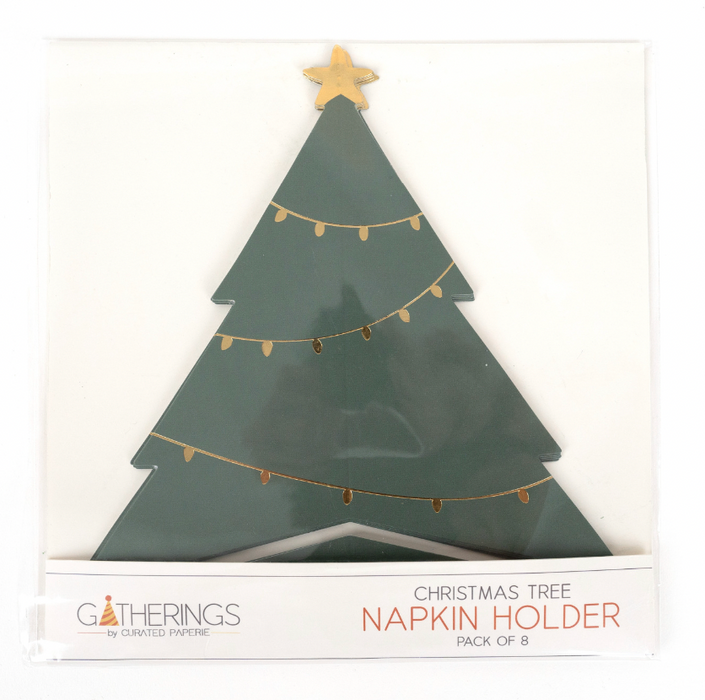 Paper Christmas Tree Napkin Holders