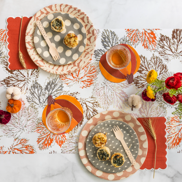 Paper Table Runner Fall Falling Leaves Paper Table Runner– Gatherings by CP