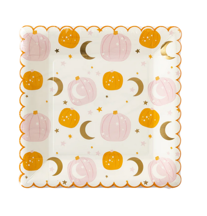 Star Pumpkin Plate