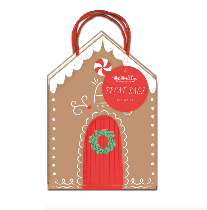 GINGERBREAD HOUSE TREAT BAGS
