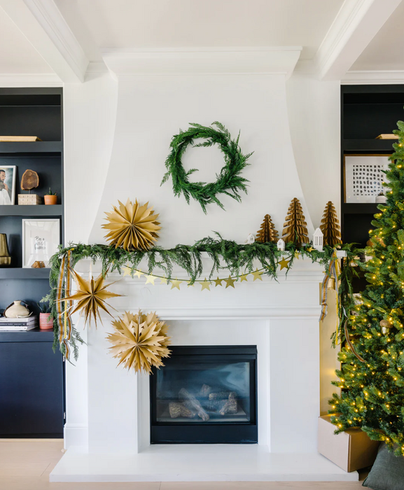 Christmas Memories Kraft Paper Bag Fan Set