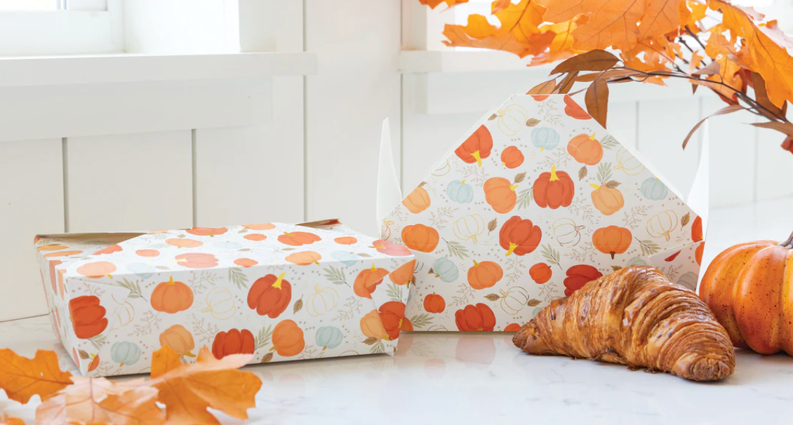 Scattered Pumpkins Take Home Box
