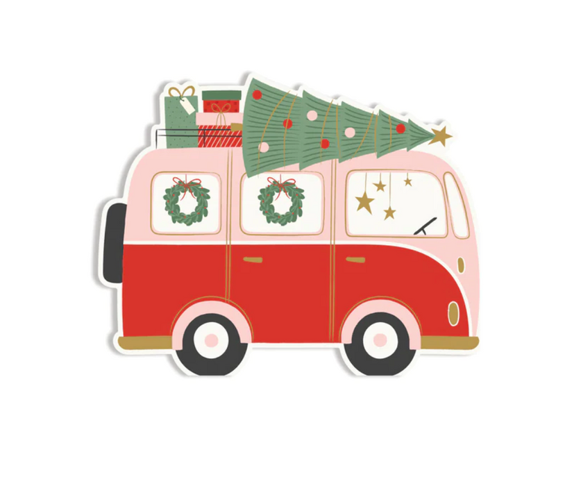 Christmas Van Shaped Napkins