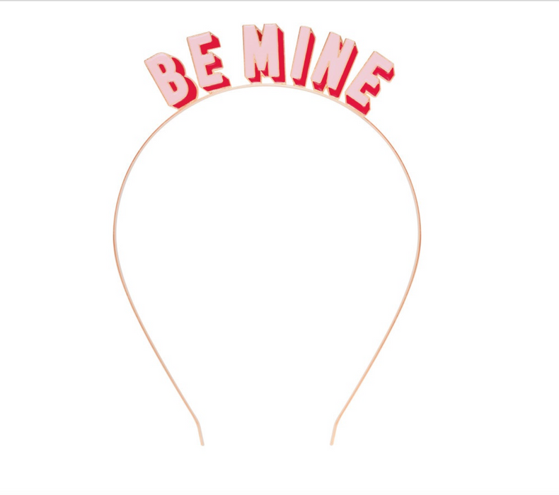 Enamel "Be Mine" Party Headband