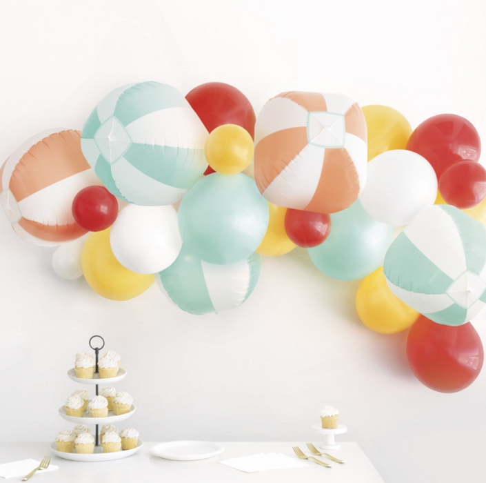 Assorted Latex & Clear Sphere Balloon Arch Kit