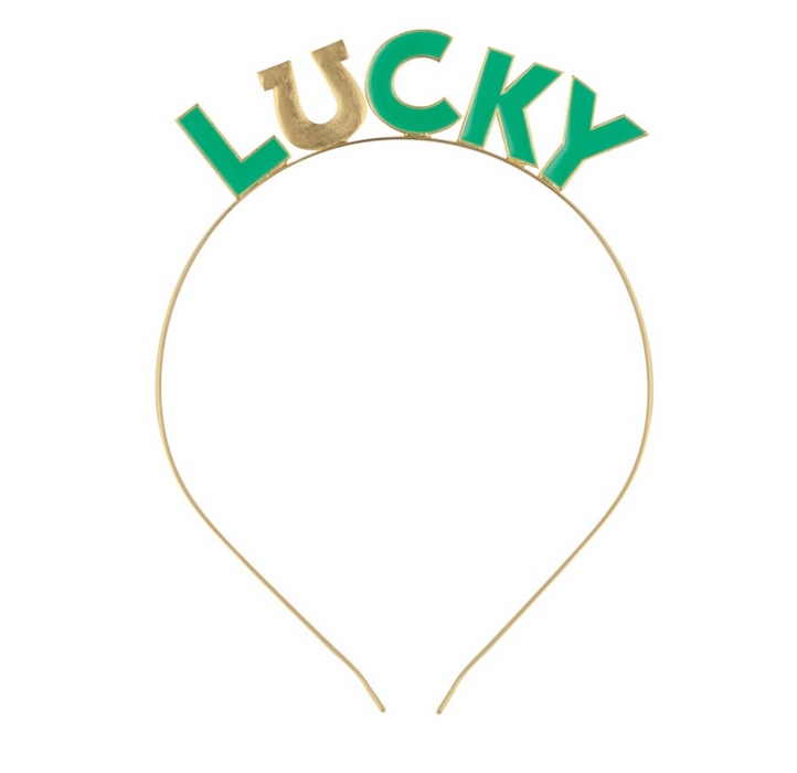 Charming Shamrock "Lucky" Party Headband