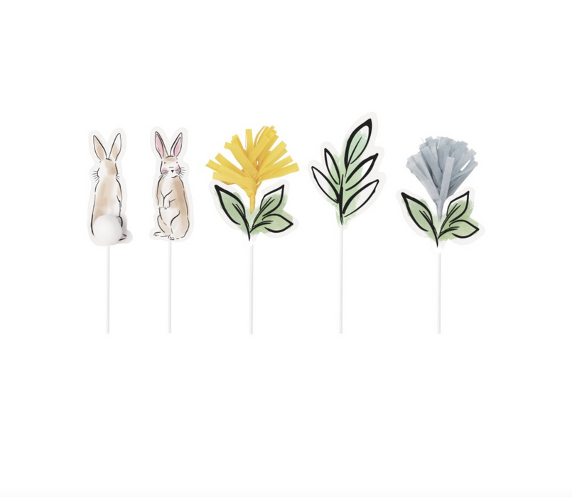 Dainty Easter Assorted Cake Toppers