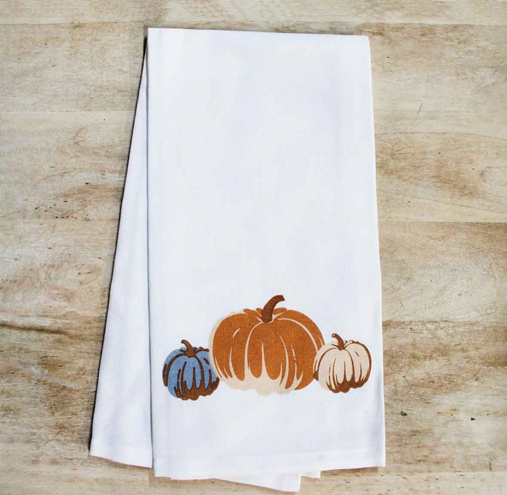 Pumpkin Trio Flour Sack Hand Towel