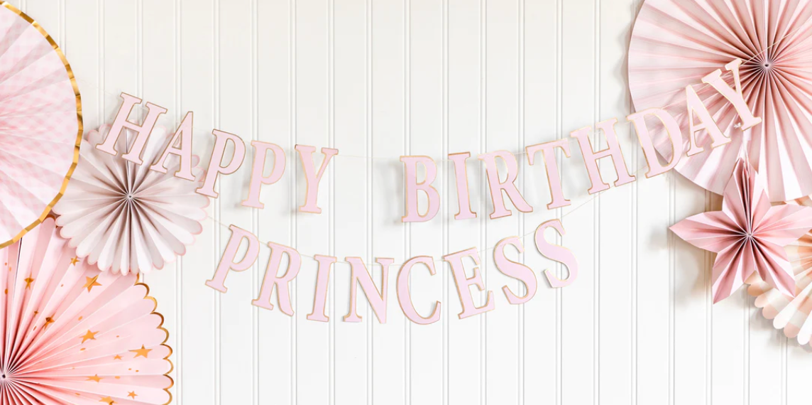 Princess Party Banner