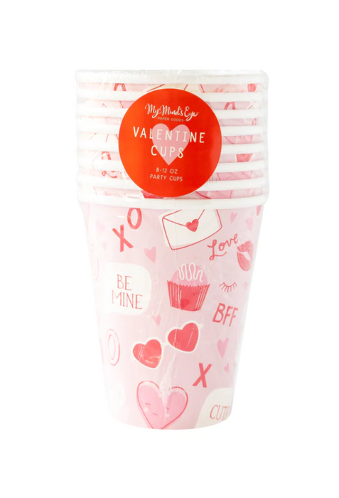 Valentine Scatter Paper Cups