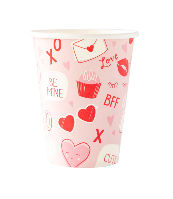 Valentine Scatter Paper Cups