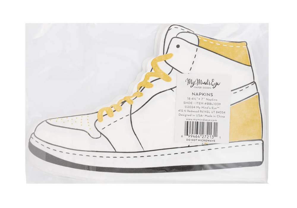 Hightop Shoe Shaped Paper Dinner Napkin