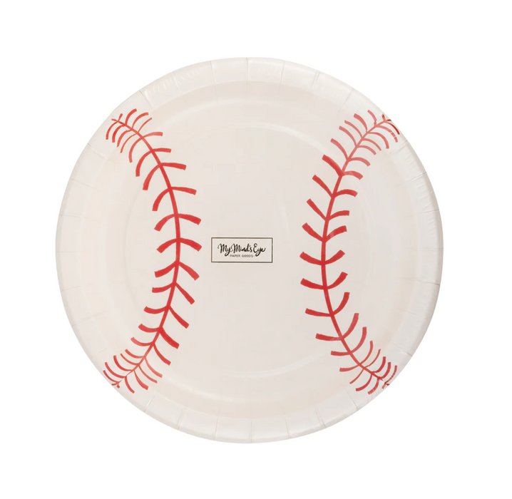 Baseball Paper Plate