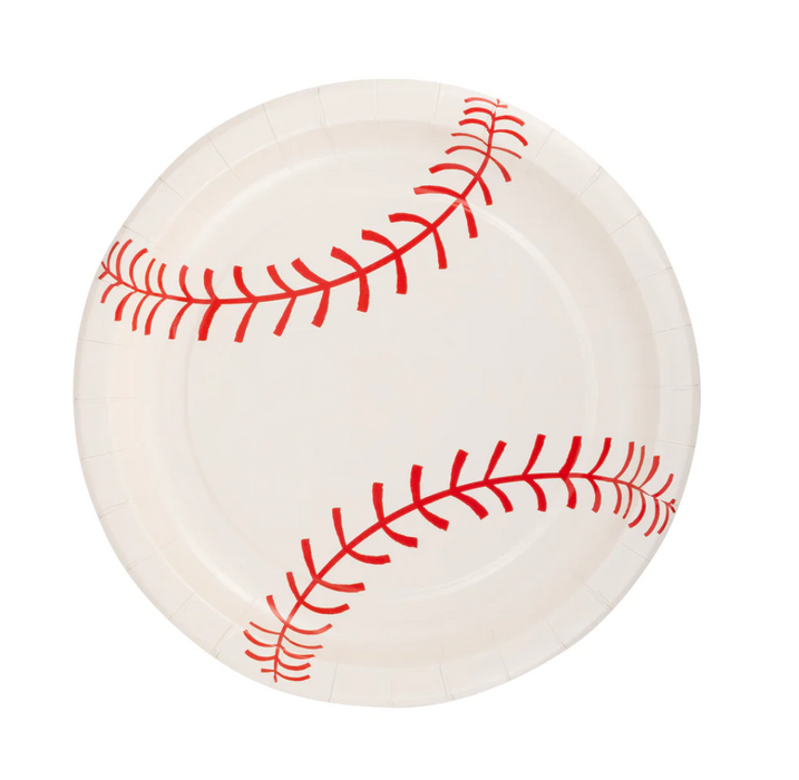 Baseball Paper Plate