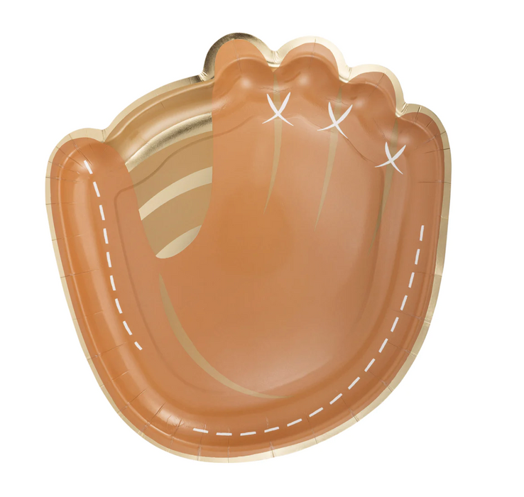 Baseball Mitt Shaped Paper Plate