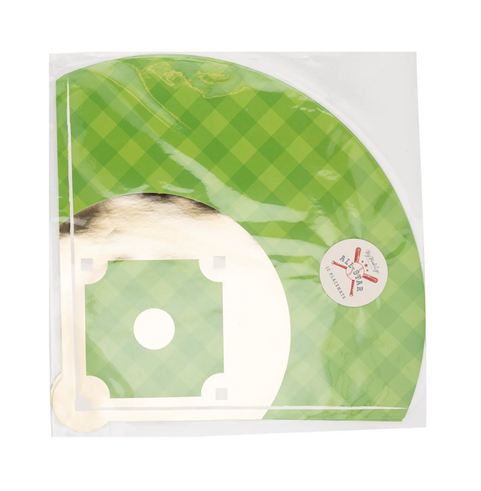 Baseball Diamond Paper Placemat