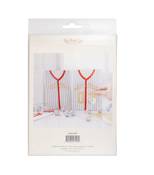 Baseball Jersey Treat Bags
