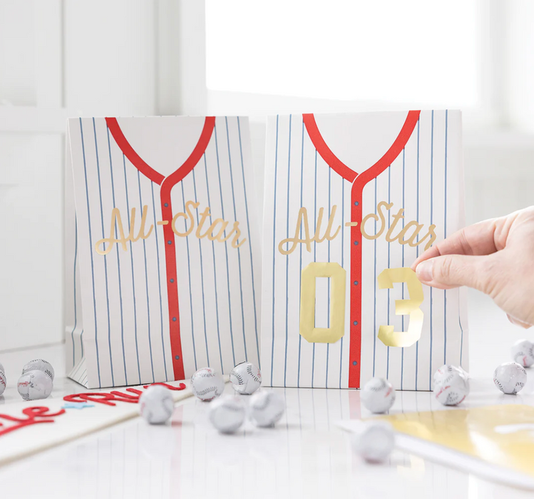 Baseball Jersey Treat Bags