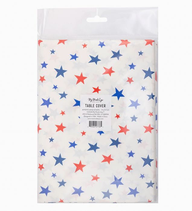 Americana Stars Paper Table Cover