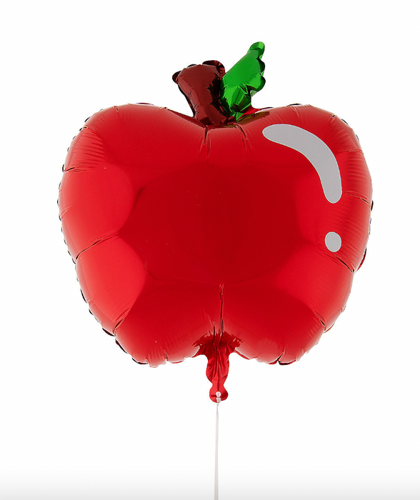 Apple-Shaped Mylar Balloons