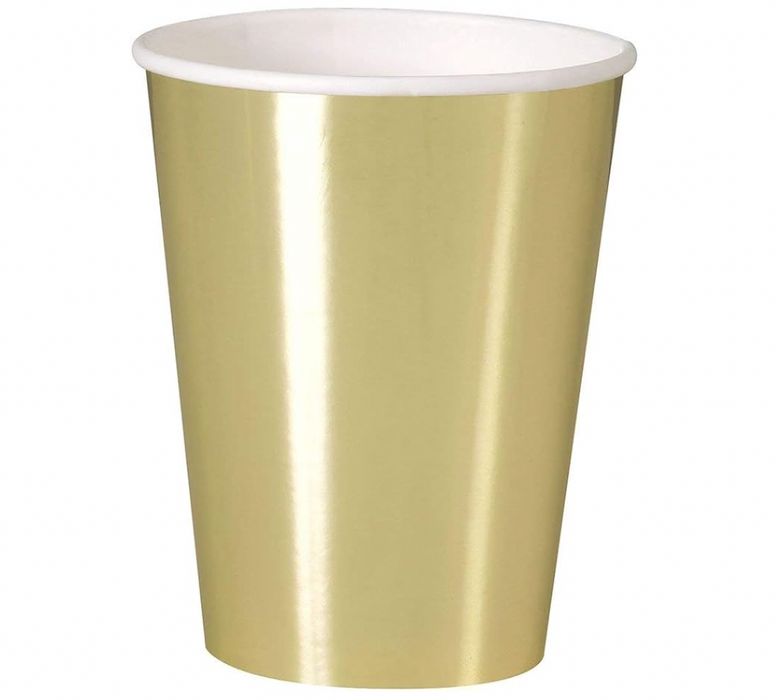 Gold Foil Paper Cups - Foil Board