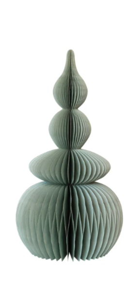 Paper Folding Honeycomb Tree w/ Gold Glitter Edge