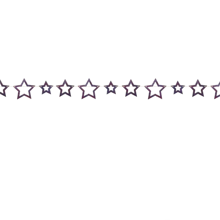 Patriotic Glitter Star Garland