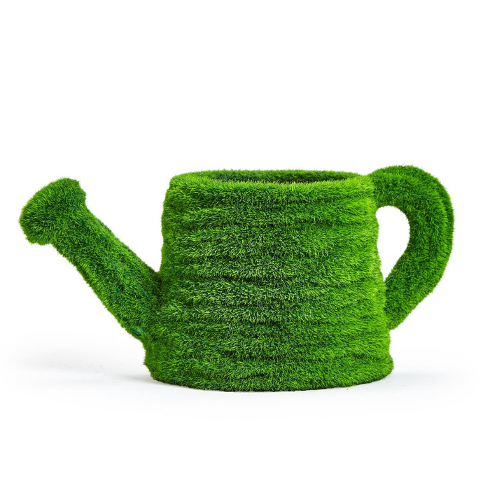 Mossy Watering Can Vase