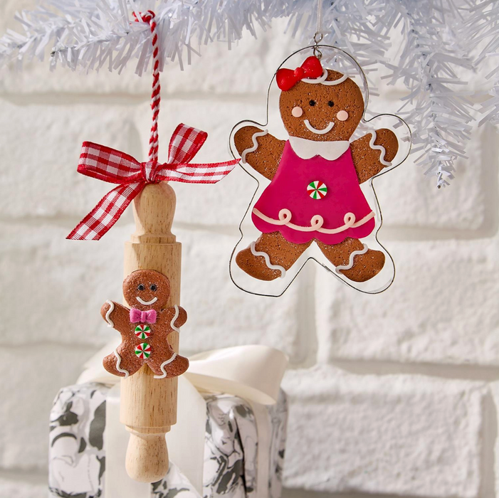 Cookies & Cheer Gingerbread Ornaments