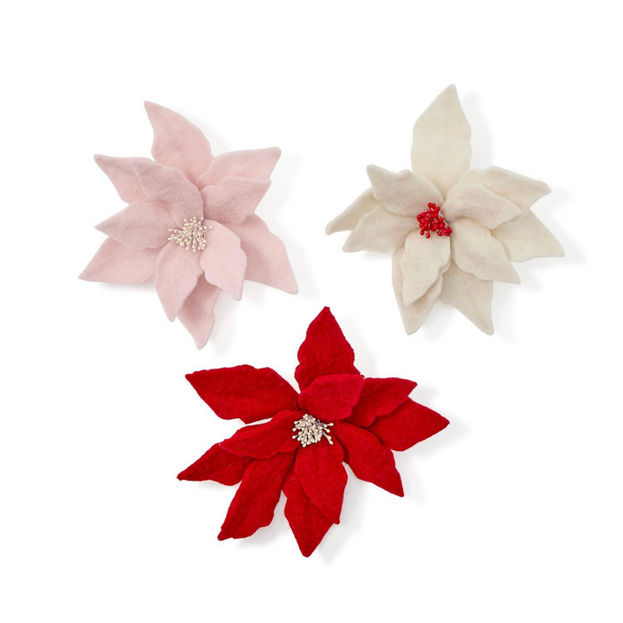 Poinsettia Ornament